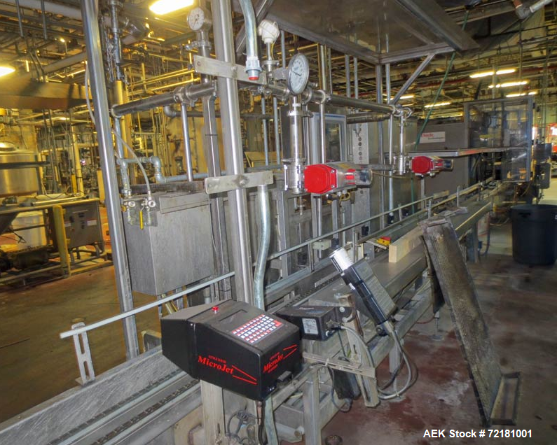 Used Automatic 50 Pound Cube Filling Line