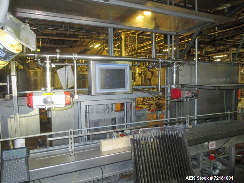 Used Automatic 50 Pound Cube Filling Line