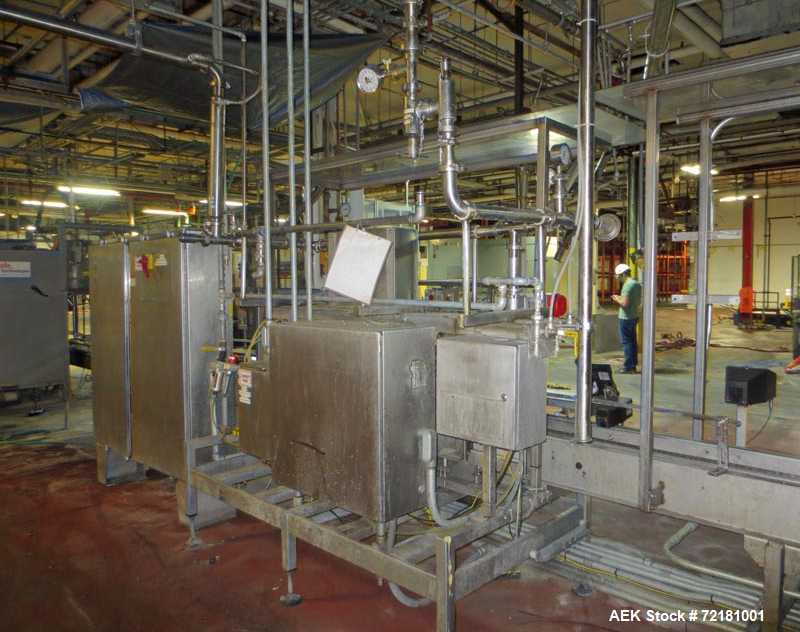 Used Automatic 50 Pound Cube Filling Line