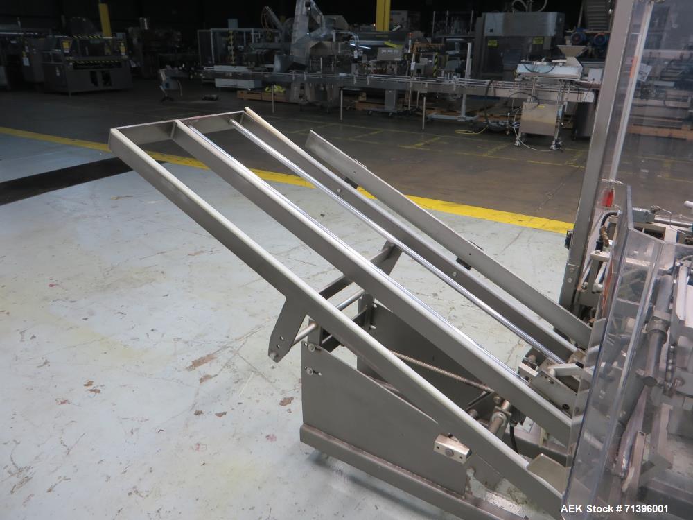 Used K&R Equipment Model PBI-AT 32 Case Erector And Poly Bag Inserter