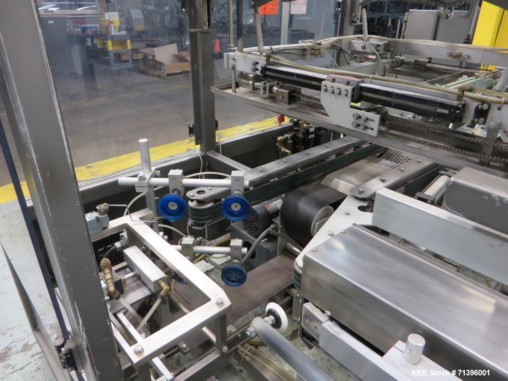 Used K&R Equipment Model PBI-AT 32 Case Erector And Poly Bag Inserter