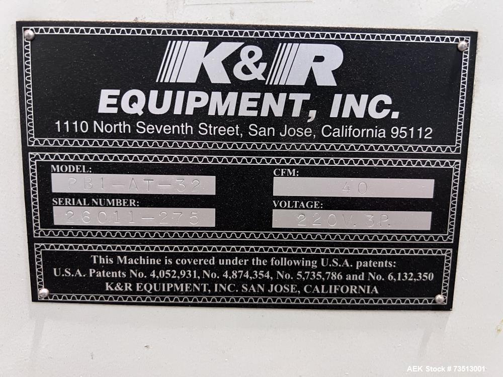 Used K&R PBI-AT 32 Case Erector & Poly Bag Inserter | 12 CPM | Tape Bottom Seal