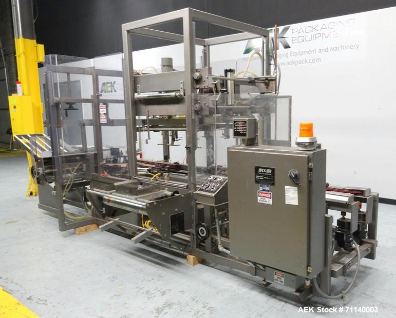 Used- K&R Model PBI Case Erector and Poly Bag Inserter