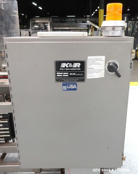 Used K&R Model PBI Case Erector and Poly Bag Inserter
