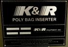 Used- K&R Model PBI Case Erector and Poly Bag Inserter