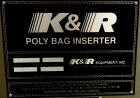 Used K&R Model PBI Case Erector and Poly Bag Inserter