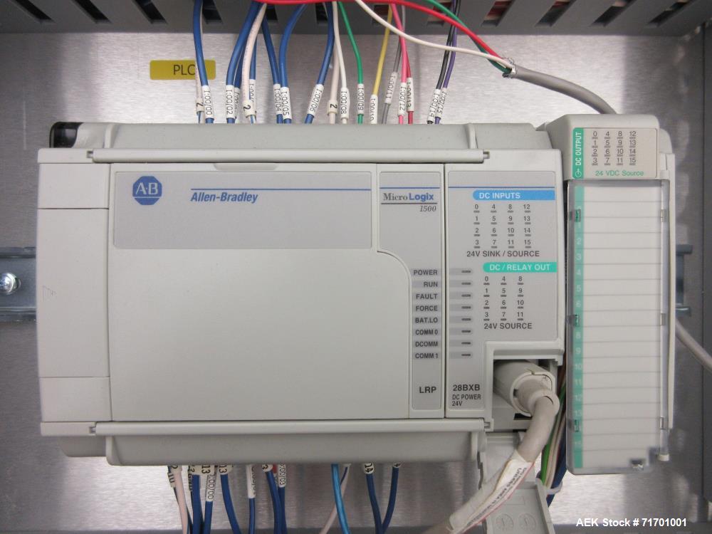 Used Pearson Model UC15F Automatic Bag in Box Uncuffer and Bag Fan Fold  Closer