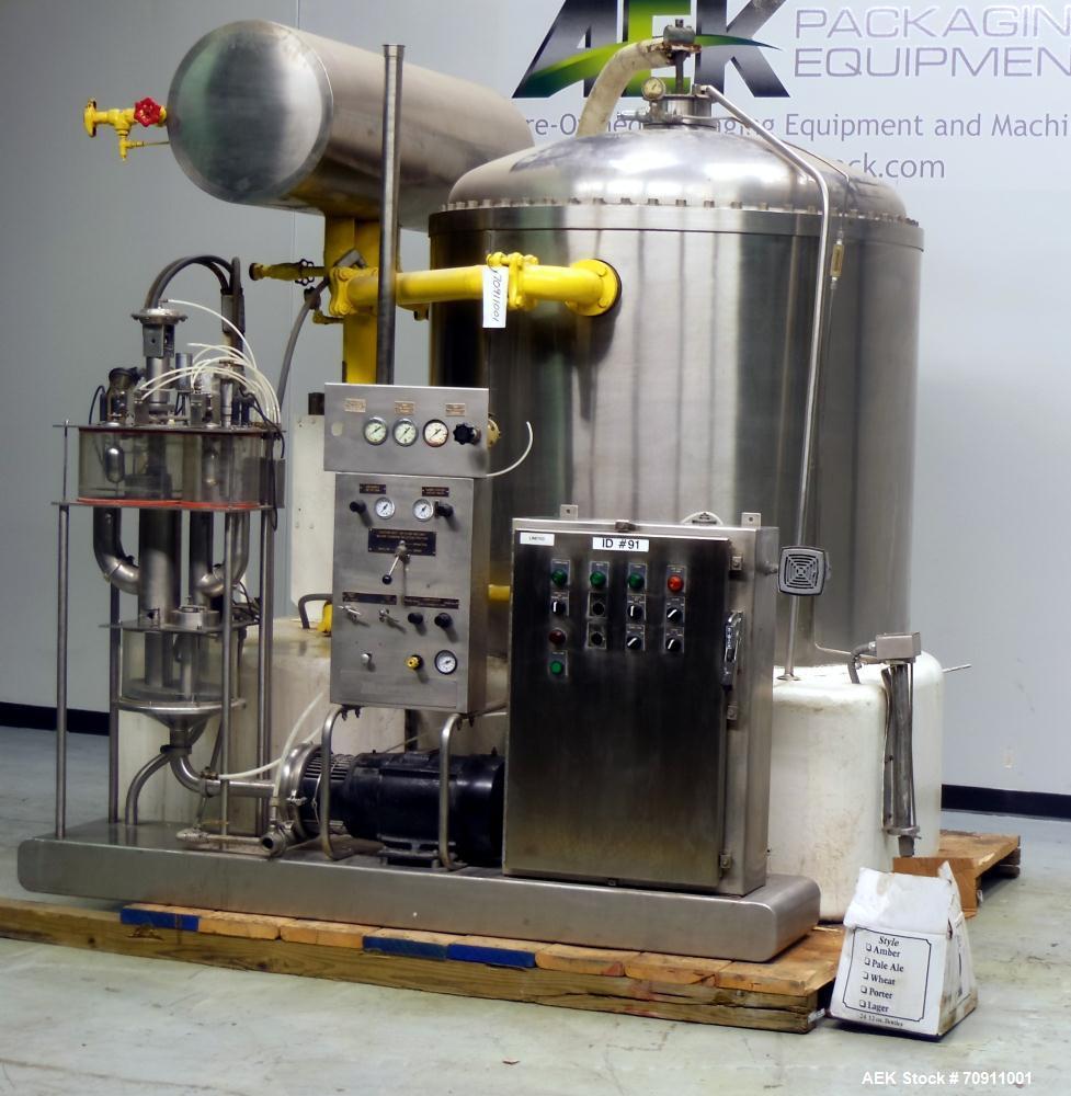 Used Satinless Steel Mojonnier 48-60 Carbo Cooler for Carbonated Drink Products