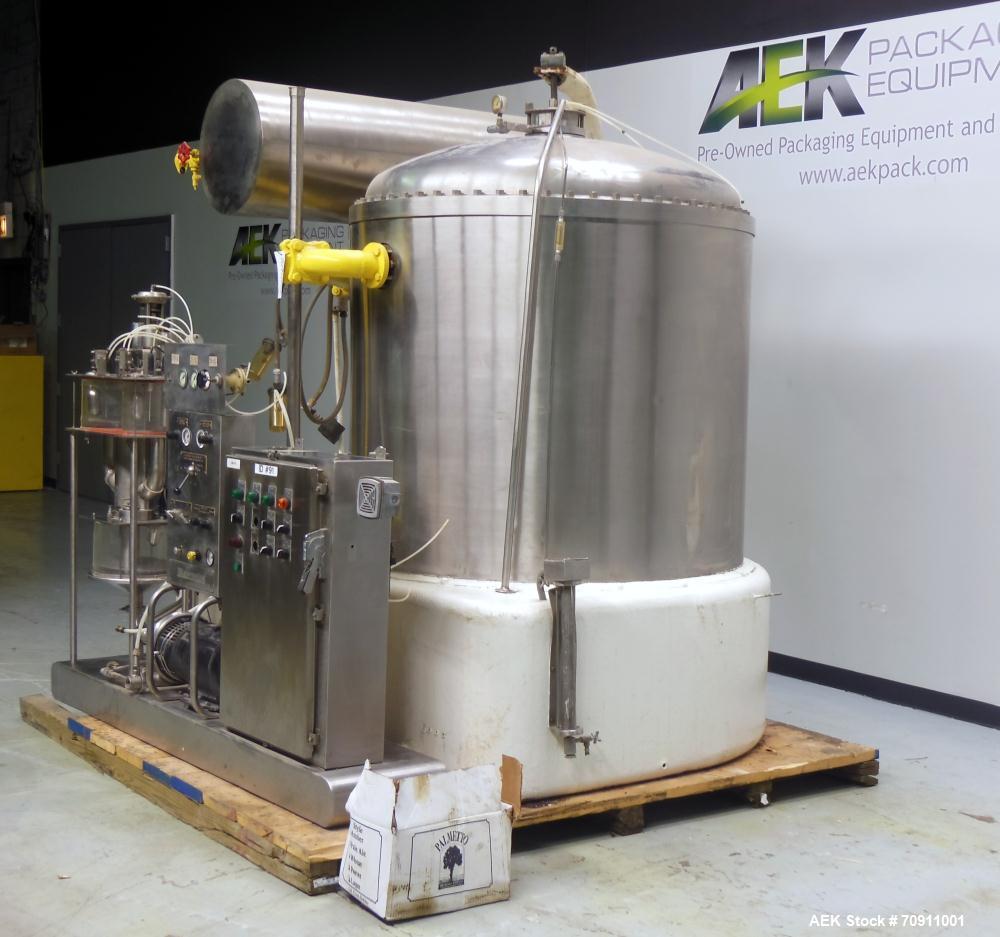 Used Satinless Steel Mojonnier 48-60 Carbo Cooler for Carbonated Drink Products