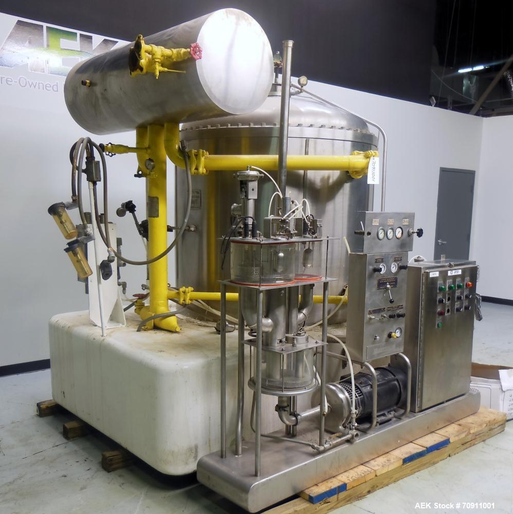 Used Satinless Steel Mojonnier 48-60 Carbo Cooler for Carbonated Drink Products
