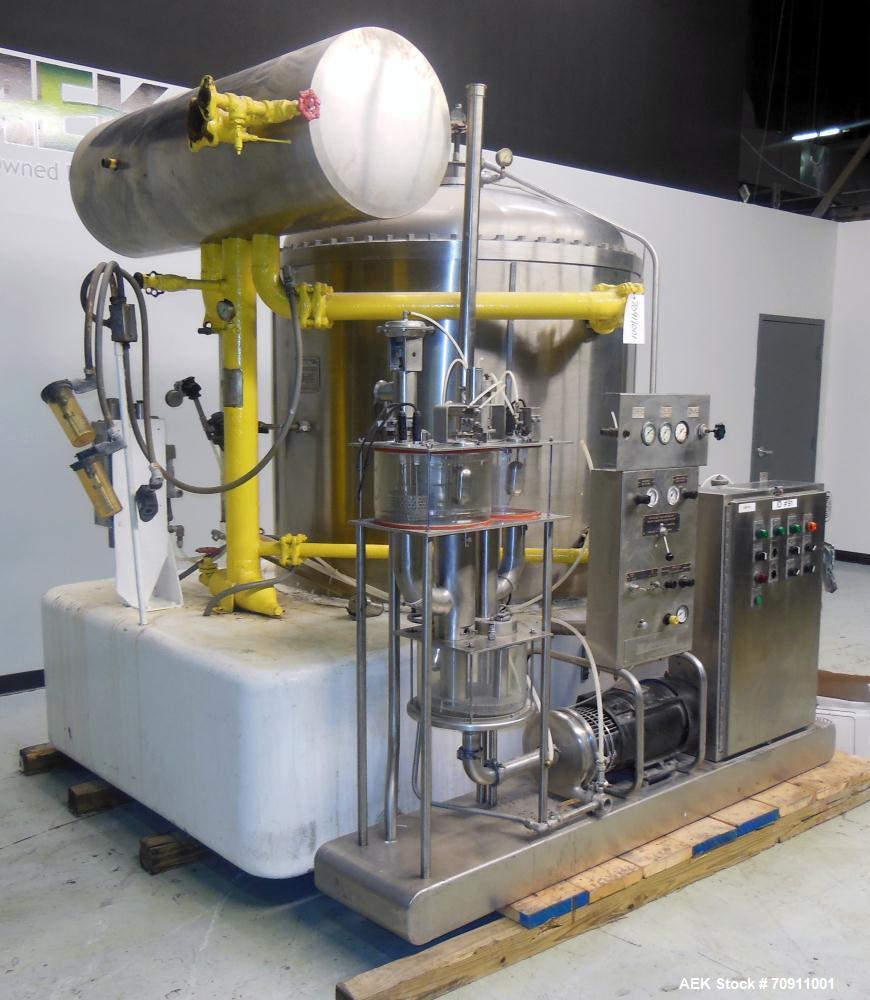 Used Satinless Steel Mojonnier 48-60 Carbo Cooler for Carbonated Drink Products