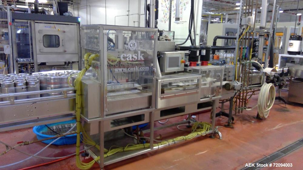Used Complete Cask ACS Beer Canning Line
