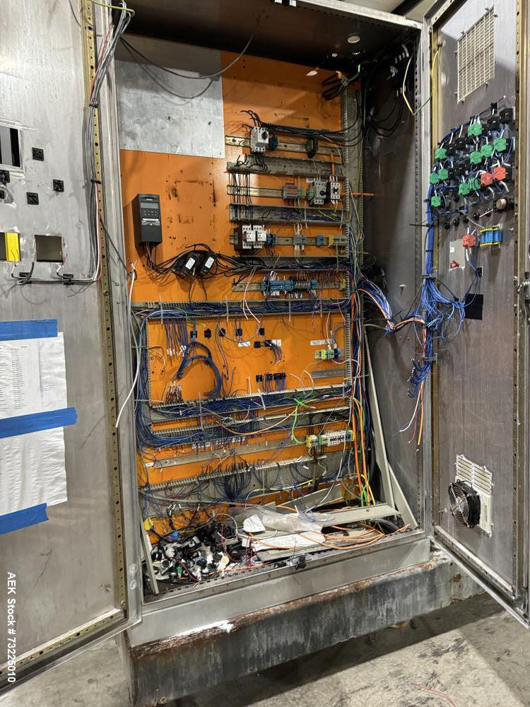 Used KHS/SEN HW60 Rotary Filler with Pneumatic Scale (Angelus) Model 120L Rotary 12 Head Can Seamer. Seamer is capable of speeds up to 1200 cans per minute (depending on application). Can size range:...