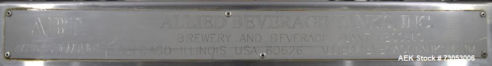 Usado- Allied Beverage Tanks Complete 3.5 BBL S/S Brewhouse System. Con cuba de maceración / hervidor de cerveza de 3.5 bbl....