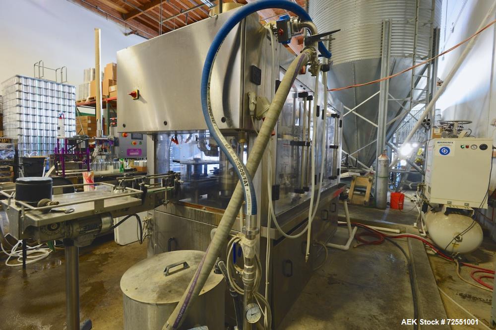 Used CIME Gold 6-6-1 Counter Pressure Bottle Filler