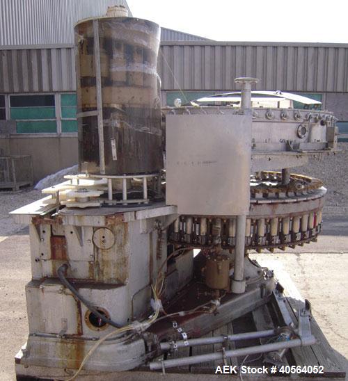 Used Crown Uniblend 50-12 Monoblock Filler and Capper