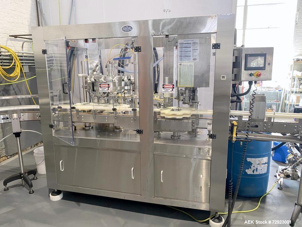 Used-Palmer Canning Systems Craftbloc 12/1 Can Filler and Seamer