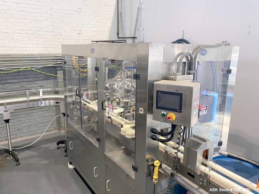 Used-Palmer Canning Systems Craftbloc 12/1 Can Filler and Seamer