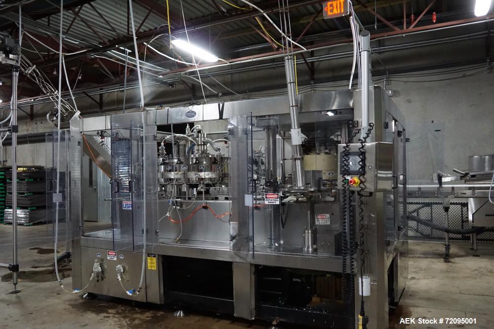 Used- Palmer Rotary Can Line, 24 Head