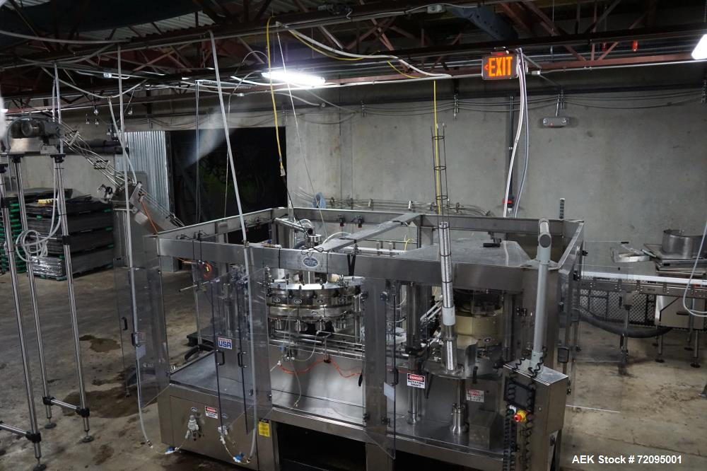 Used Palmer Rotary Can Line, 24 Head