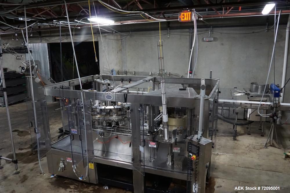 Used Palmer Rotary Can Line, 24 Head
