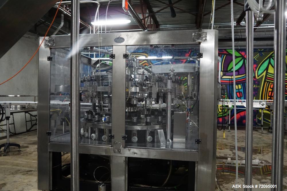 Used Palmer Rotary Can Line, 24 Head