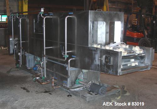 Used Plant Service and Equipment Corp 5 Gallon Bottle Wash/Rinse/Fill/Cap Line