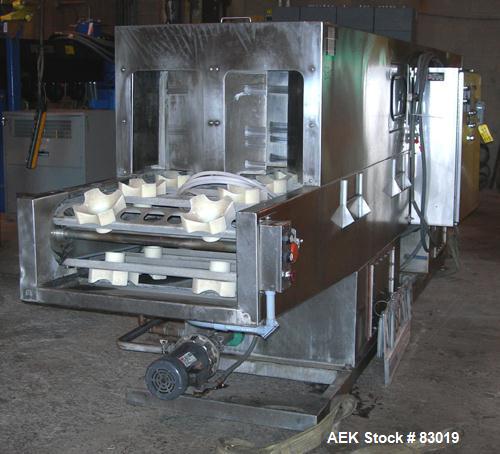 Used Plant Service and Equipment Corp 5 Gallon Bottle Wash/Rinse/Fill/Cap Line
