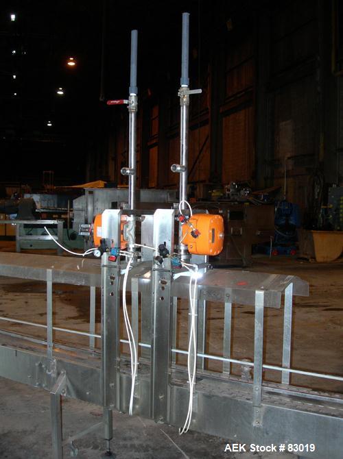 Used Plant Service and Equipment Corp 5 Gallon Bottle Wash/Rinse/Fill/Cap Line