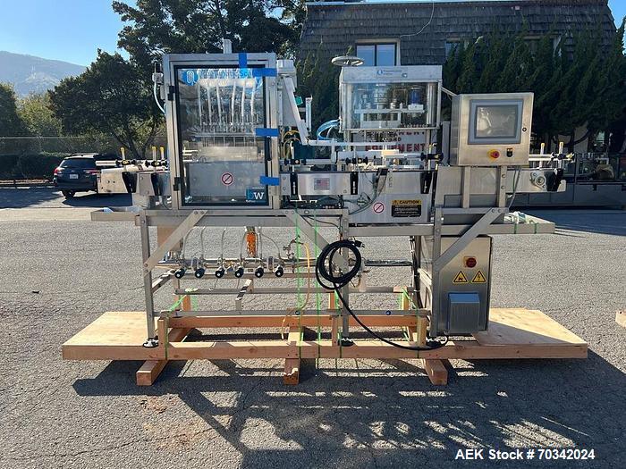 Used Pneumatic Scale Angelus Integrated Filler/Seamer Canning Line
