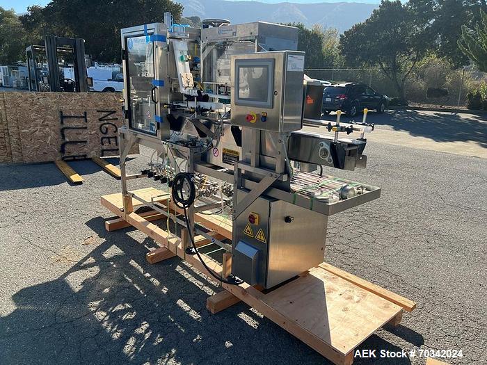 Used Pneumatic Scale Angelus Integrated Filler/Seamer Canning Line