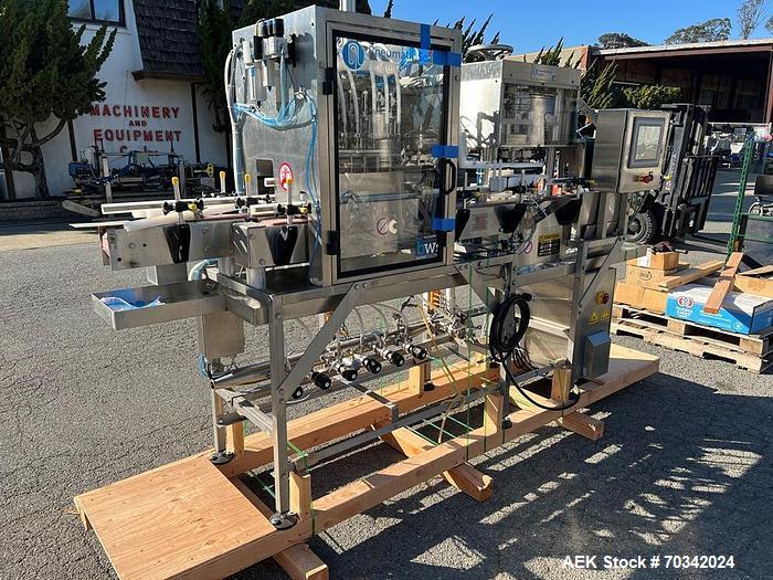 Used Pneumatic Scale Angelus Integrated Filler/Seamer Canning Line