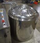 Used- Allied Beverage Tanks Complete 3.5 BBL S/S Brewhouse System . With 3.5 BBL Mash Tun/Brew Kettle. 32 in Interior Diamet...