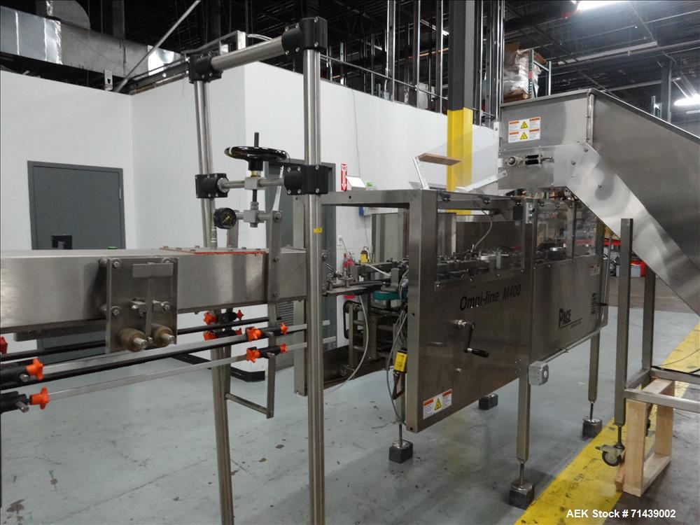 Used Sympac Model 16/16/4 Tribloc 16.9 oz Bottle Water Filling Line