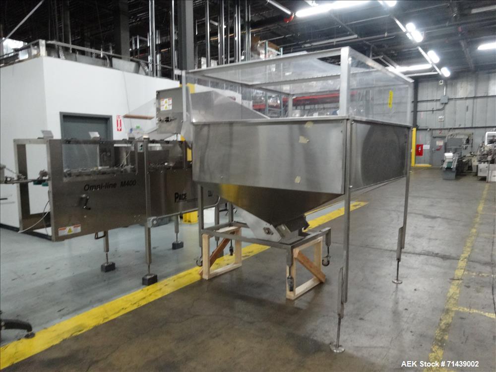 Used Sympac Model 16/16/4 Tribloc 16.9 oz Bottle Water Filling Line