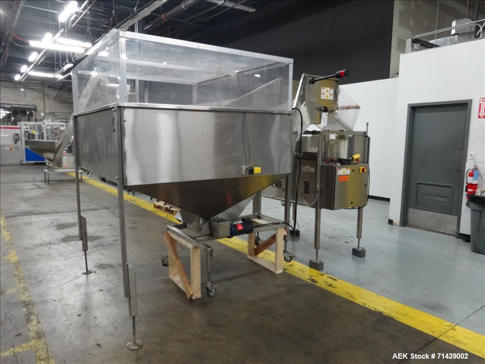 Used Sympac Model 16/16/4 Tribloc 16.9 oz Bottle Water Filling Line