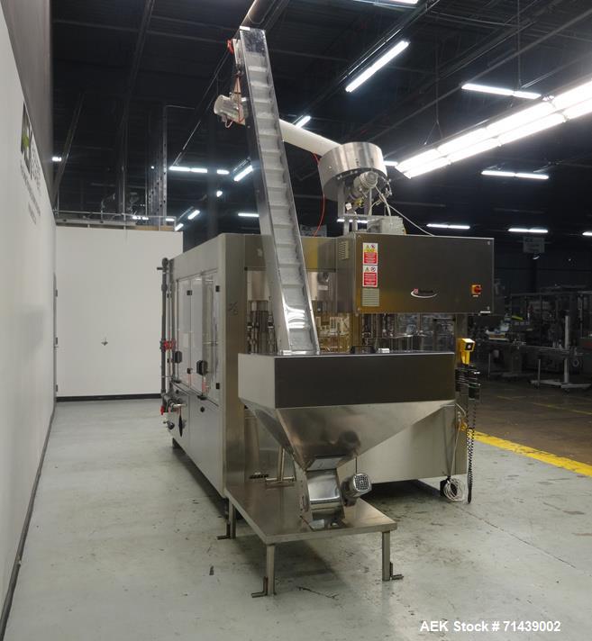 Used Sympac Model 16/16/4 Tribloc 16.9 oz Bottle Water Filling Line