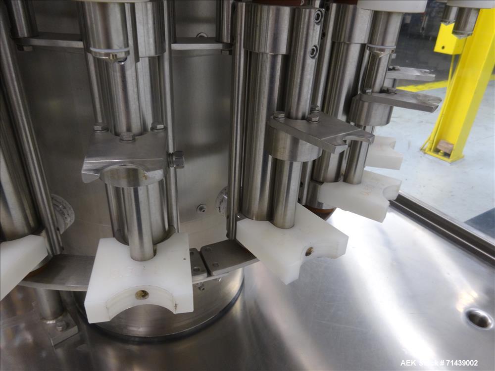Used Sympac Model 16/16/4 Tribloc 16.9 oz Bottle Water Filling Line