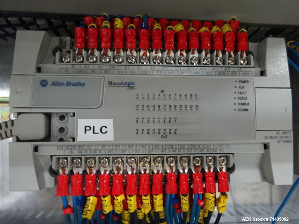 Used Sympac Model 16/16/4 Tribloc 16.9 oz Bottle Water Filling Line