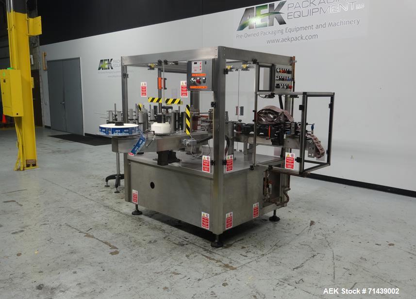 Used Sympac Model 16/16/4 Tribloc 16.9 oz Bottle Water Filling Line