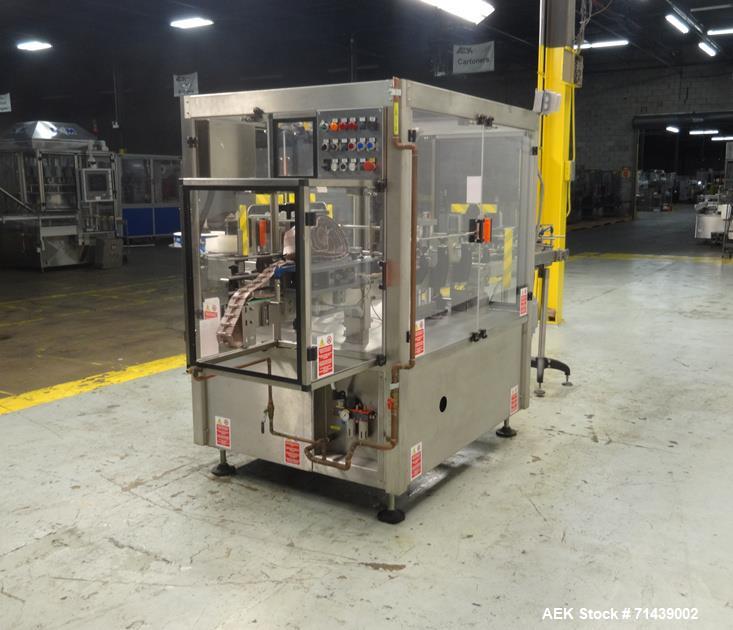 Used Sympac Model 16/16/4 Tribloc 16.9 oz Bottle Water Filling Line