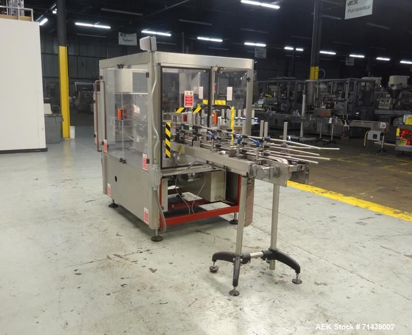 Used Sympac Model 16/16/4 Tribloc 16.9 oz Bottle Water Filling Line