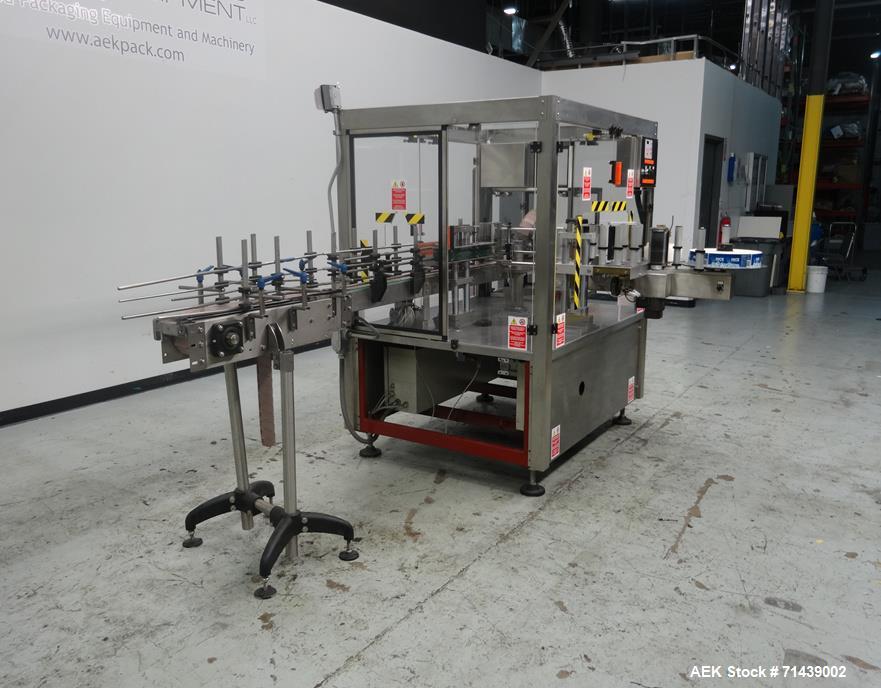 Used Sympac Model 16/16/4 Tribloc 16.9 oz Bottle Water Filling Line