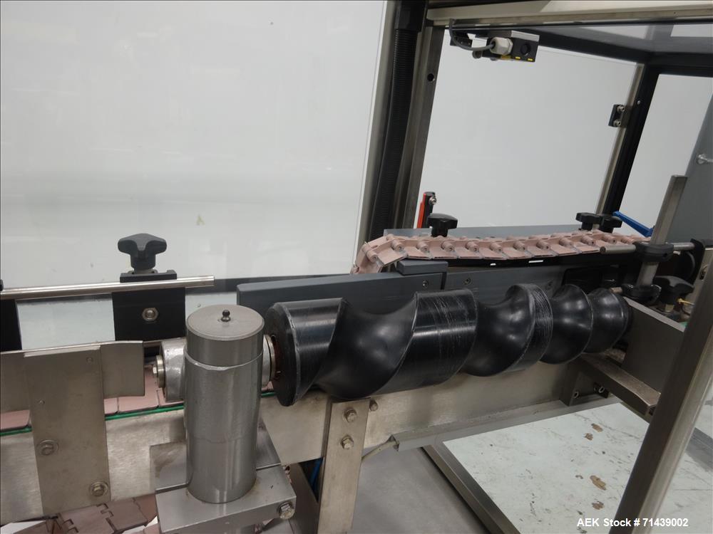 Used Sympac Model 16/16/4 Tribloc 16.9 oz Bottle Water Filling Line