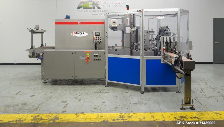 Used Sympac Model 16/16/4 Tribloc 16.9 oz Bottle Water Filling Line