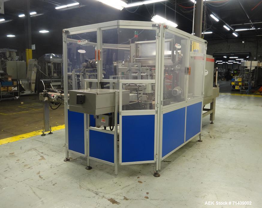Used Sympac Model 16/16/4 Tribloc 16.9 oz Bottle Water Filling Line