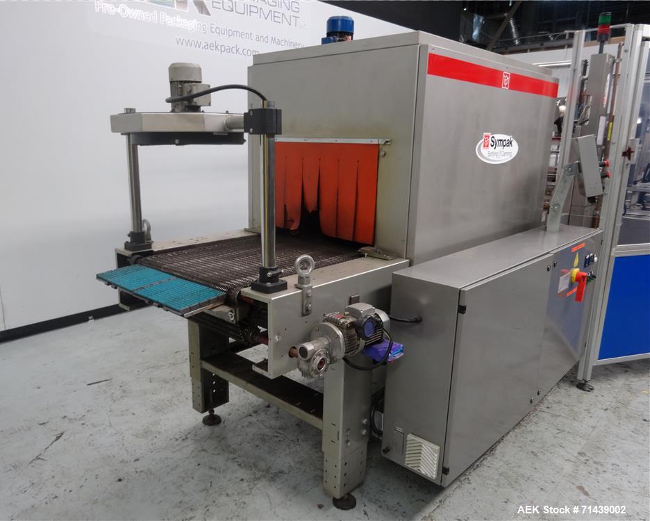 Used Sympac Model 16/16/4 Tribloc 16.9 oz Bottle Water Filling Line