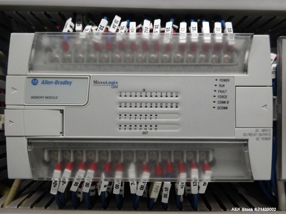 Used Sympac Model 16/16/4 Tribloc 16.9 oz Bottle Water Filling Line