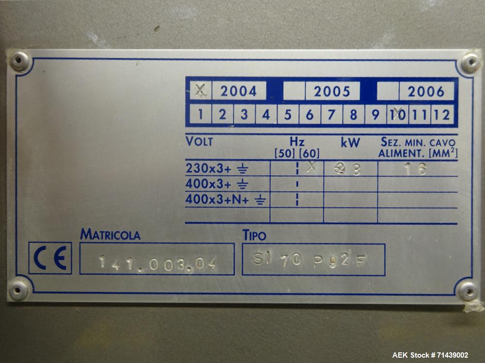 Used Sympac Model 16/16/4 Tribloc 16.9 oz Bottle Water Filling Line
