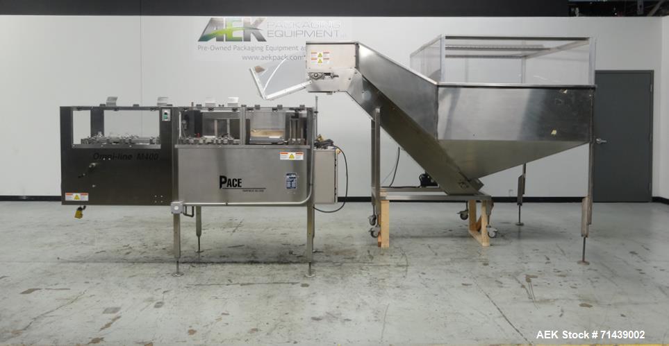 Used Sympac Model 16/16/4 Tribloc 16.9 oz Bottle Water Filling Line